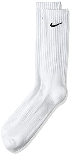 Nike 12 Paar Herren Damen Socken Tennissocken Sportsocken Laufsocken Paket Bundle SX4508 Weiß Schwarz Grau, Farbe:weiß, Größe:46-50 von Nike