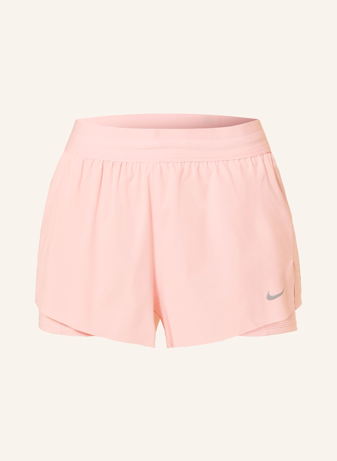 Nike 2-In-1-Laufshorts Dri-Fit Swift orange von Nike