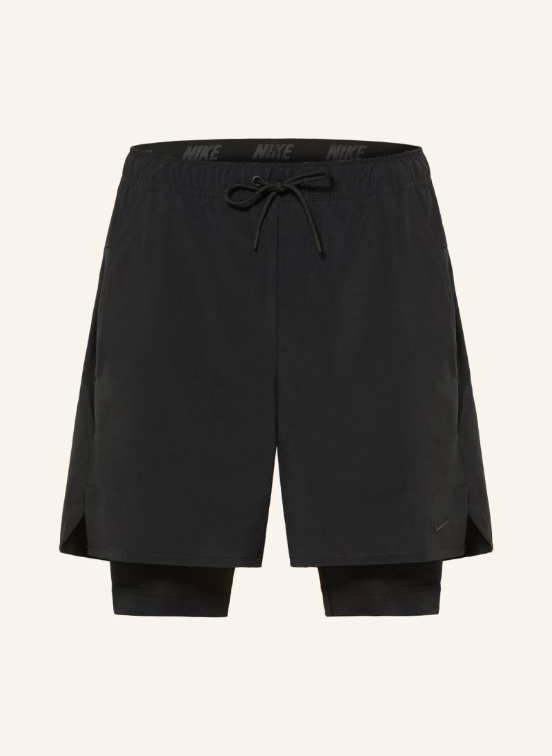 Nike 2-In-1-Trainingsshorts Unlimited schwarz von Nike