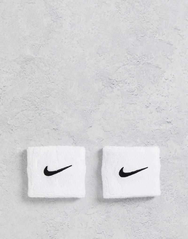 Nike - 2er-Pack Schweißbänder in Weiß und Schwarz mit Swoosh-Logo von Nike