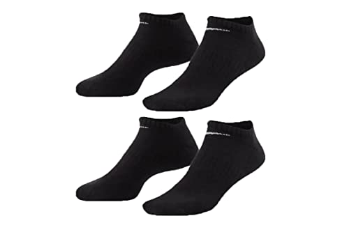 Nike 6 Paar Everyday Cushioned Sneakersocken Socken Weiß Schwarz Unisex SX7673, Farbe:Schwarz/Weiß, Socken Neu:42-46 von Nike