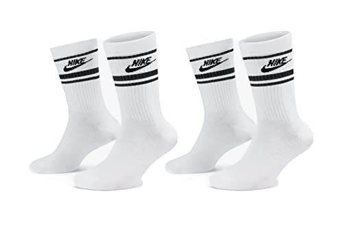 Nike 6 Paar Everyday Essential Tennissocken Socken Sportsocken Unisex DX5089, Farbe:2x Weiss - Schwarz, Socken Neu:46-50 von Nike