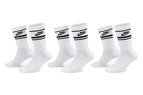 Nike 9 Paar Everyday Essential Tennissocken Socken Sportsocken Unisex DX5089 Prime, Farbe:3x Weiss - Schwarz, Socken Neu:38-42 von Nike