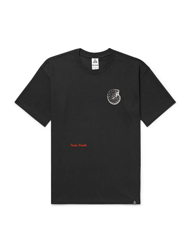 Nike - ACG Embroidered Printed Dri-FIT T-Shirt - Men - Black - XS Nike - ACG Embroidered Printed Dri-FIT T-Shirt - Men - Black - XS von Nike