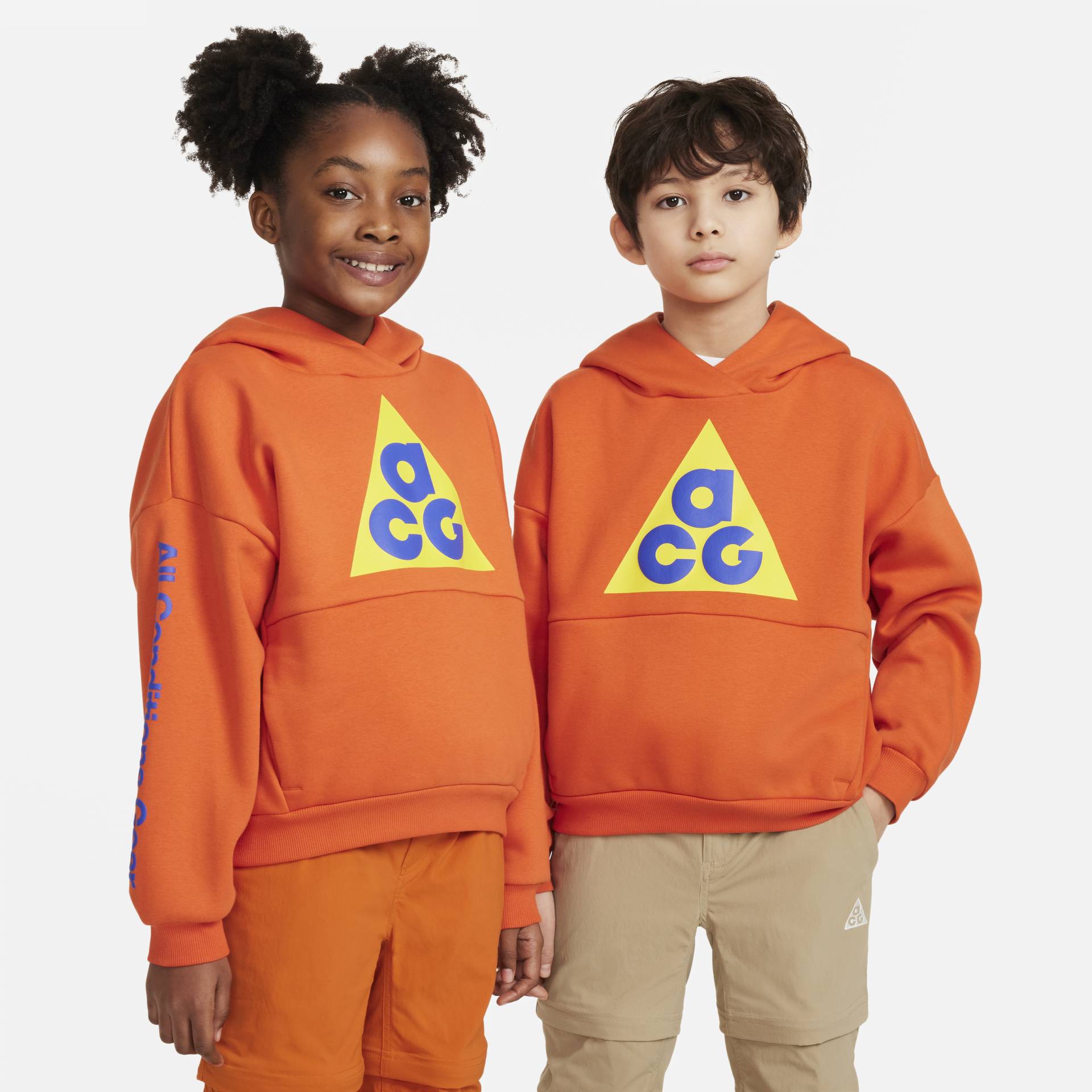 Nike ACG Icon Fleece Hoodie für ältere Kinder - Orange von Nike