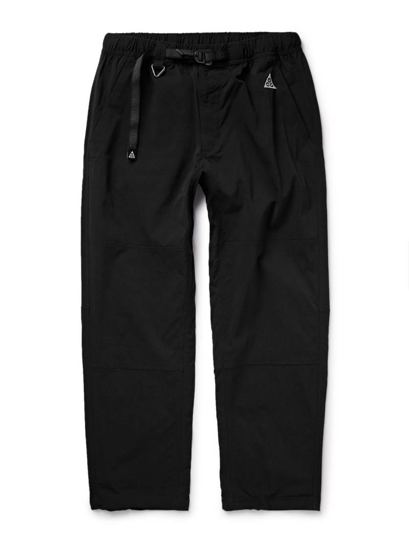 Nike - ACG Straight-Leg Belted Logo-Embroidered Shell Trousers - Men - Black - XS Nike - ACG Straight-Leg Belted Logo-Embroidered Shell Trousers - Men - Black - XS von Nike