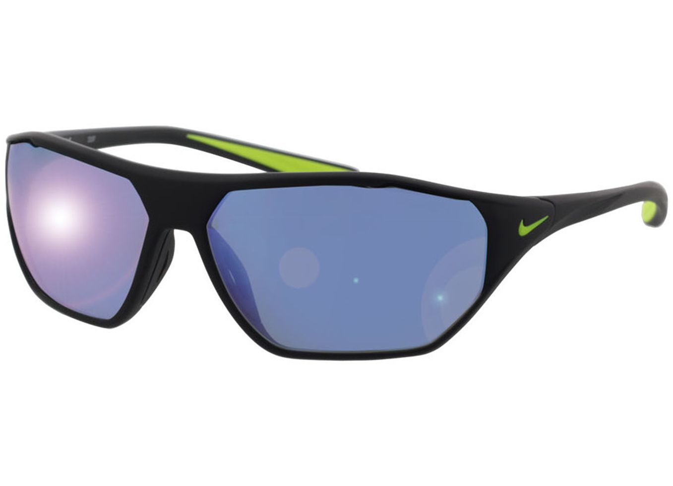 Nike AERO DRIFT M DQ0997 012 65-14 Sonnenbrille ohne Sehstärke, Damen/Herren, Vollrand, Rechteckig von Nike