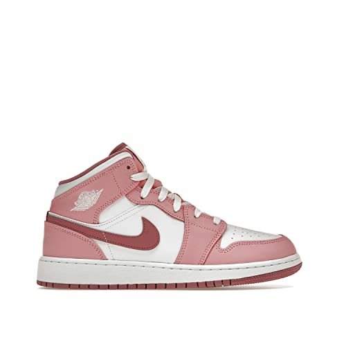 Nike AIR JORDAN 1 MID Sneaker Rosa da Ragazza DQ8423-616 von Nike