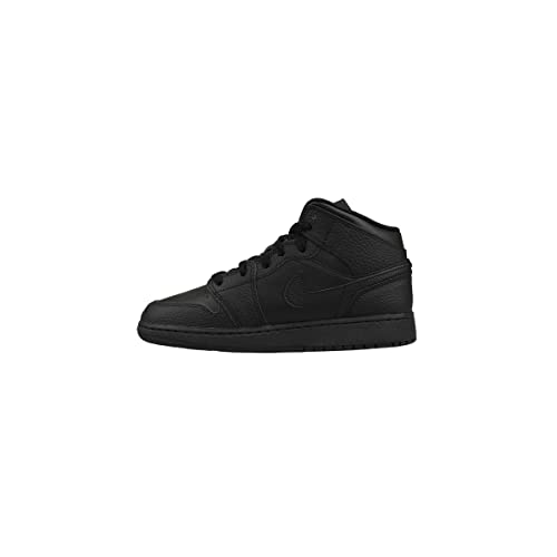 Nike Air Jordan 1 Mid (Gs) Gymnastikschuh, Schwarz, 38.5 EU von Nike