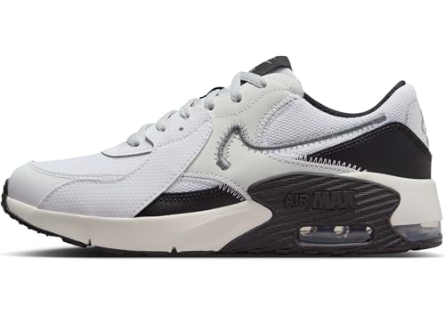 Nike AIR MAX EXCEE GS Trainingsschuh, White/MTLC Cool Grey-Black-Sail, 37.5 EU von Nike