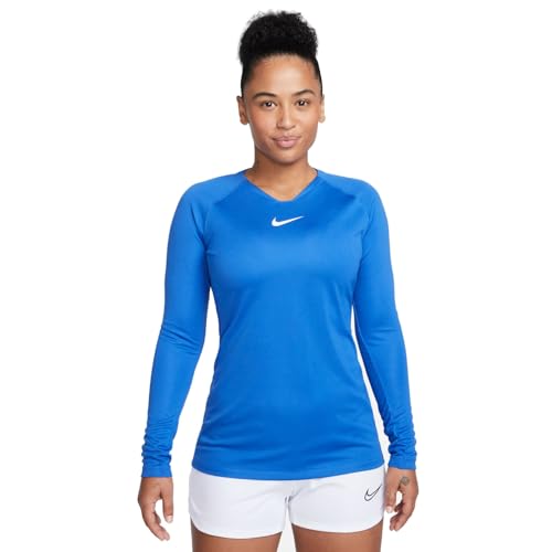 Nike AV2610-463 Dri-FIT Park First Layer T-Shirt Damen ROYAL Blue/White Größe M von Nike