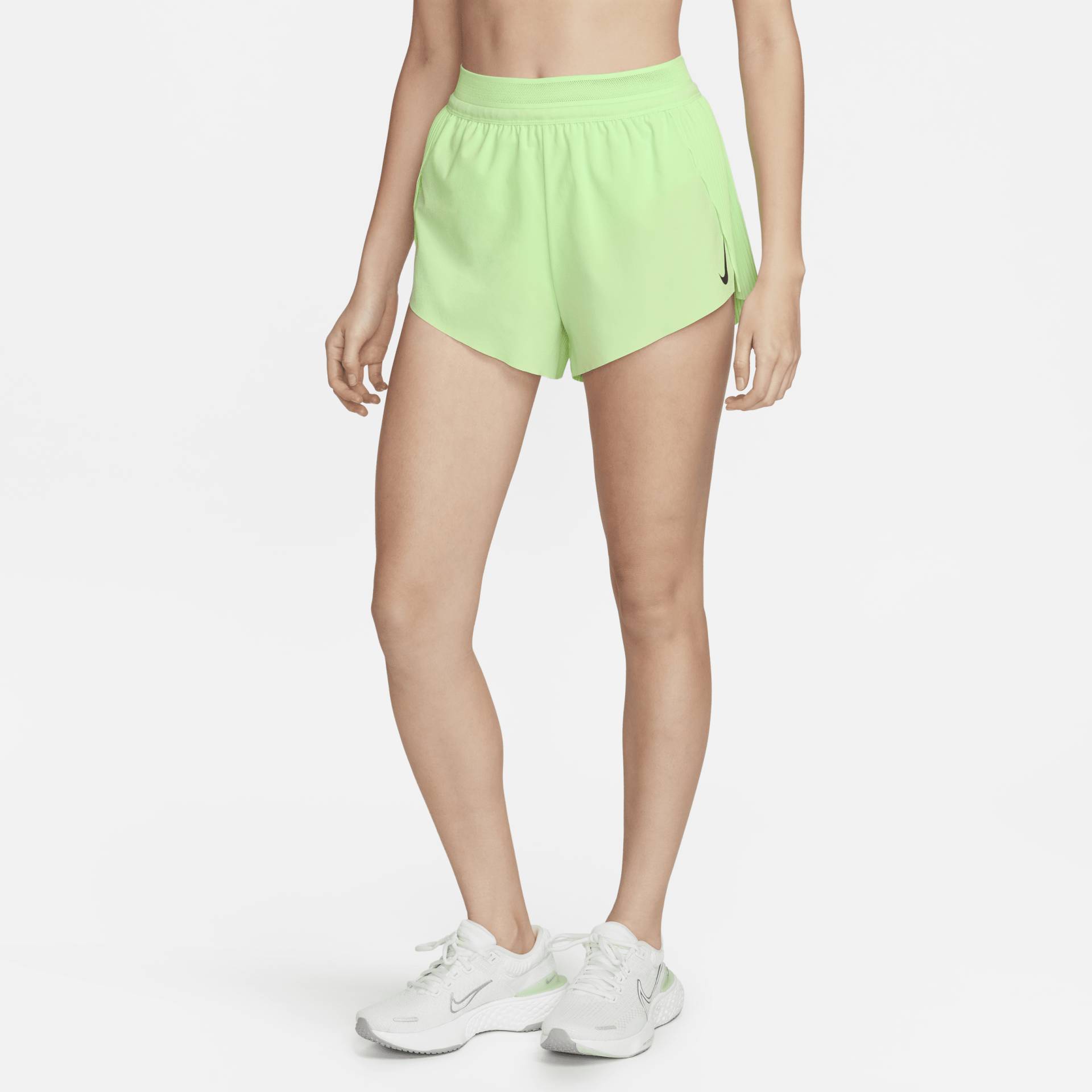 Nike AeroSwift Dri-FIT ADV-Laufshorts mit Slip und mittelhohem Bund für Damen (ca. 7,5 cm) - Grün von Nike