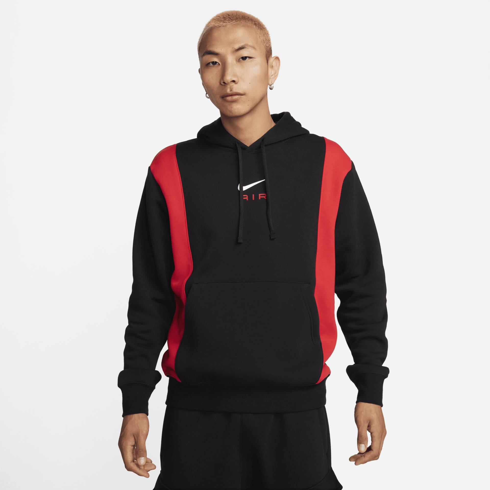 Nike Air Fleece-Hoodie für Herren - Schwarz von Nike