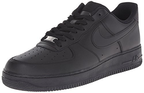 Nike Air Force 1 315122 Herren Low-Top Sneaker, Schwarz (Black/Black), 40.5 EU von Nike