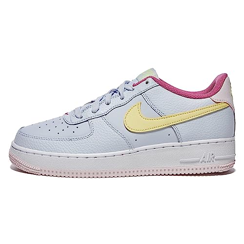 Nike Air Force 1 GS Trainers DV7762 Sneakers Schuhe (UK 5 US 5.5Y EU 38, Football Grey Citron Tint 001) von Nike