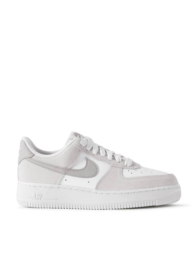 Nike - Air Force 1 Leather and Suede Sneakers - Men - White - US Women’s 14 von Nike