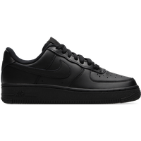 Nike Air Force Damen Sneaker - Schwarz - Größe 37.5 - Leder, Textil von Nike