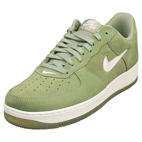 Nike Air Force 1 Low Retro Herren Trainers DV0785 Sneakers Schuhe (UK 5.5 US 6 EU 38.5, Oil Green Summit White 300) von Nike