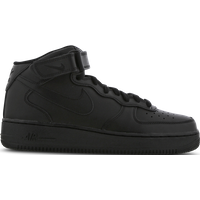 Nike Air Force Herren Sneaker - Schwarz - Größe 44 - Leder, Textil von Nike
