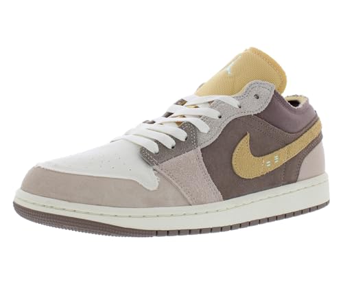 Nike Air Jordan 1 Low Herren Schuhe, Taupe Haze/Mint Schaum, 43 EU von Nike