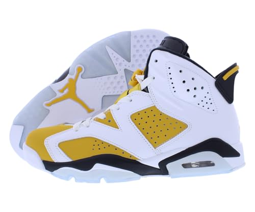 Nike Air Jordan 6 Retro Yellow Ocker (CT8529-170, Weiß/Gelb Ocker-Schwarz), Herren, 41 EU von Nike