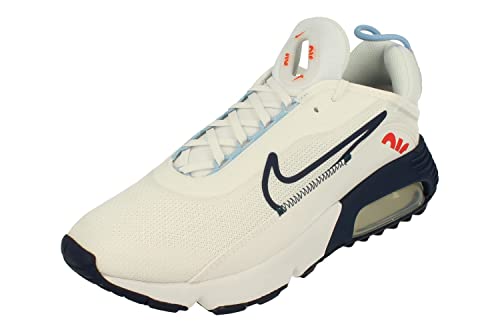 Nike Air Max 2090 DM2823-100 White/Midnight Navy-Chile Red (eu_Footwear_Size_System, Adult, Men, Numeric, medium, Numeric_45_Point_5) von Nike