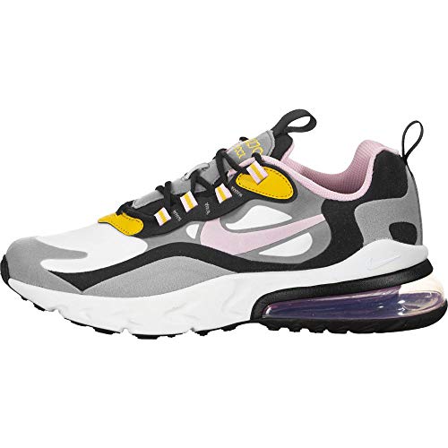 Nike Air Max 270 React (Gs) - Particle Grey/lt Arctic pink-Dark s, Größe:6Y von Nike