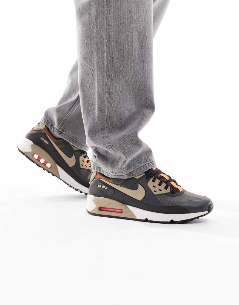 Nike - Air Max 90 Drift - Sneaker in Dunkelgrau und Khaki von Nike