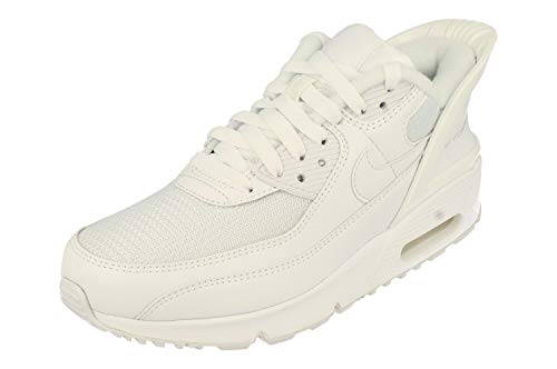 Nike Air Max 90 Flyease GS Running Trainers Cv0526 Sneakers Schuhe (UK 4.5 us 5Y EU 37.5, White White White 102) von Nike