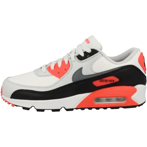 Nike Air Max 90 GTX Laufschuh für Herren, Summit White/Cool Grey-Bright Crimson, 7 UK (8 US) von Nike