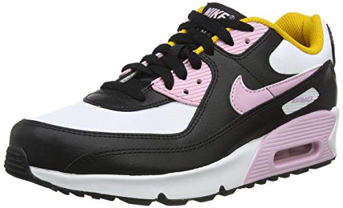 Nike Air Max 90 Ltr (Gs) Laufschuh, Black Lt Arctic Pink White Dk Sulfur, 38.5 EU von Nike