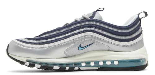 Nike - Air Max 97 OG - DM0028001 - Farbe: Silber Metallic Chlorblau - Größe: 41 EU von Nike