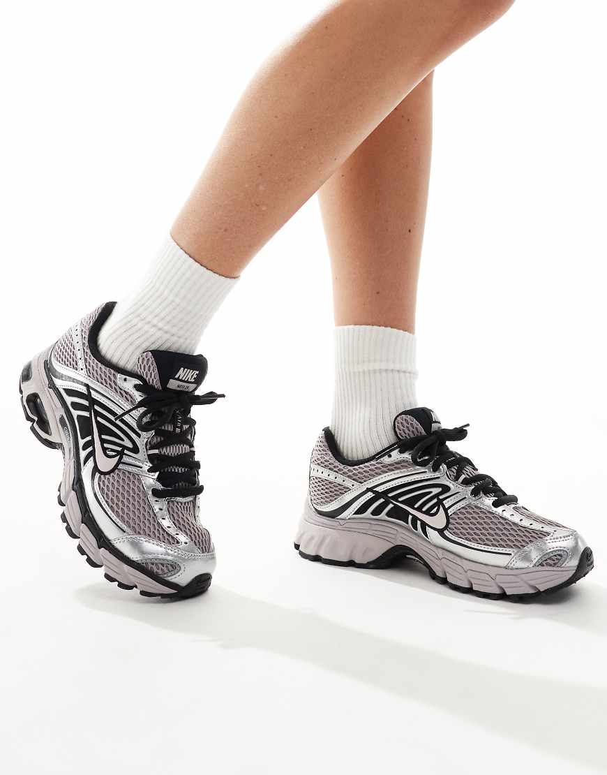 Nike - Air Max Moto 2K - Unisex-Sneaker in Schwarz und Silber-Neutral von Nike