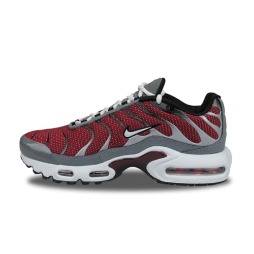 Nike Air Max Plus GS Running Trainers CD0609 Sneakers Schuhe (UK 5.5 us 6Y EU 38.5, Team red White Black cool Grey 602) von Nike