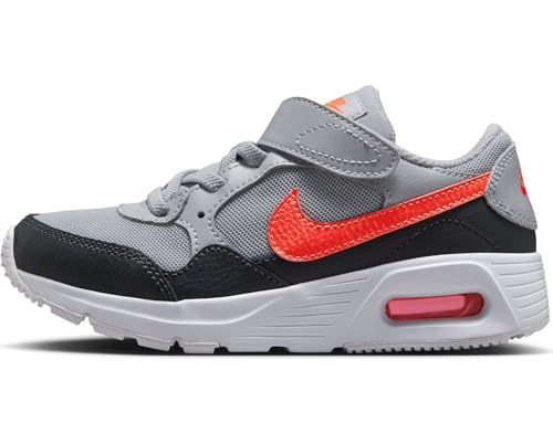 Nike Air Max SC jüngere Kinder Schuh, Wolf Grey/Bright Crimson-Anthracite, 27.5 EU von NIKE