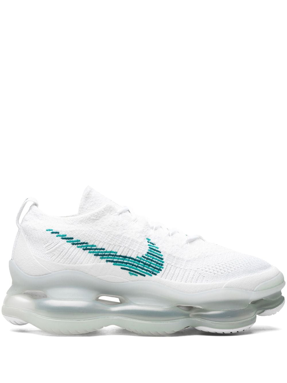 Nike Air Max Scorpion Flyknit "White Geode Teal" Sneakers - Weiß von Nike