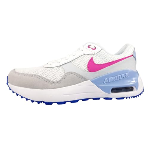 Nike Air Max Systm Sneaker, Weiß Aktiver Fuchsia Football Grau, 33 EU von Nike