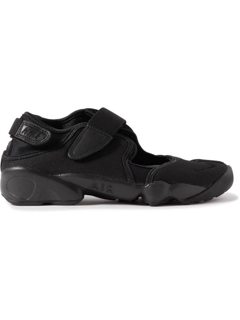 Nike - Air Rift Split-Toe Leather-Trimmed Mesh Sneakers - Men - Black - US 12 von Nike