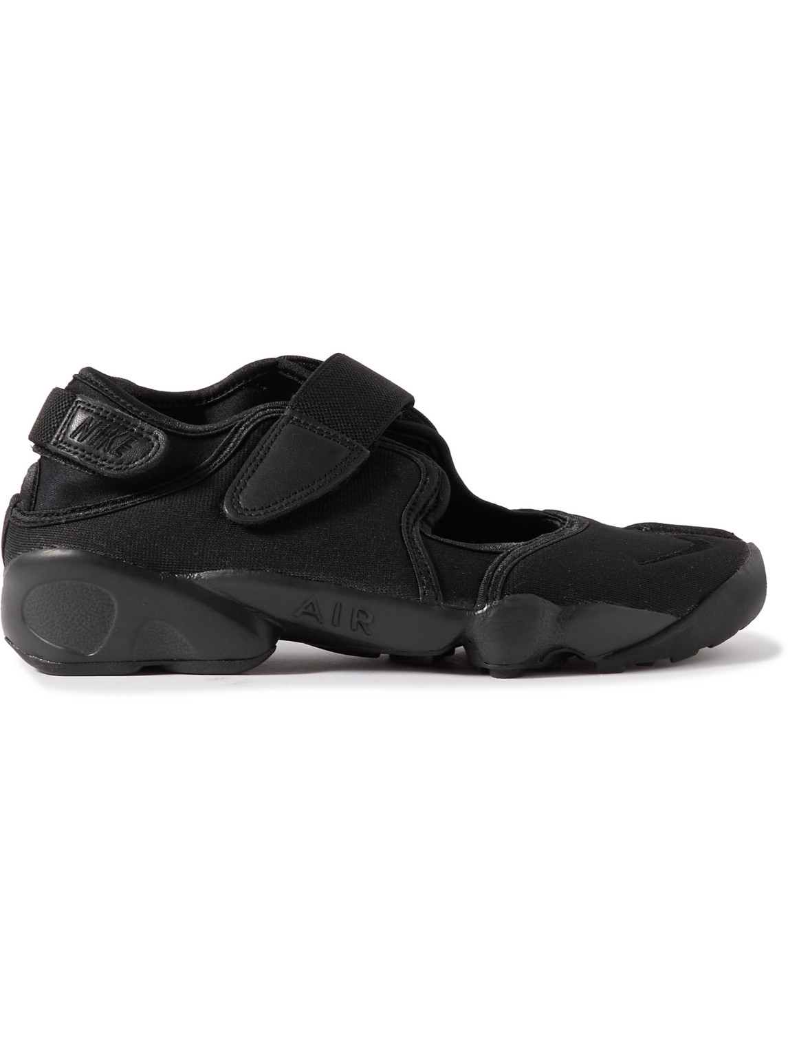 Nike - Air Rift Split-Toe Leather-Trimmed Mesh Sneakers - Men - Black - US 9 von Nike