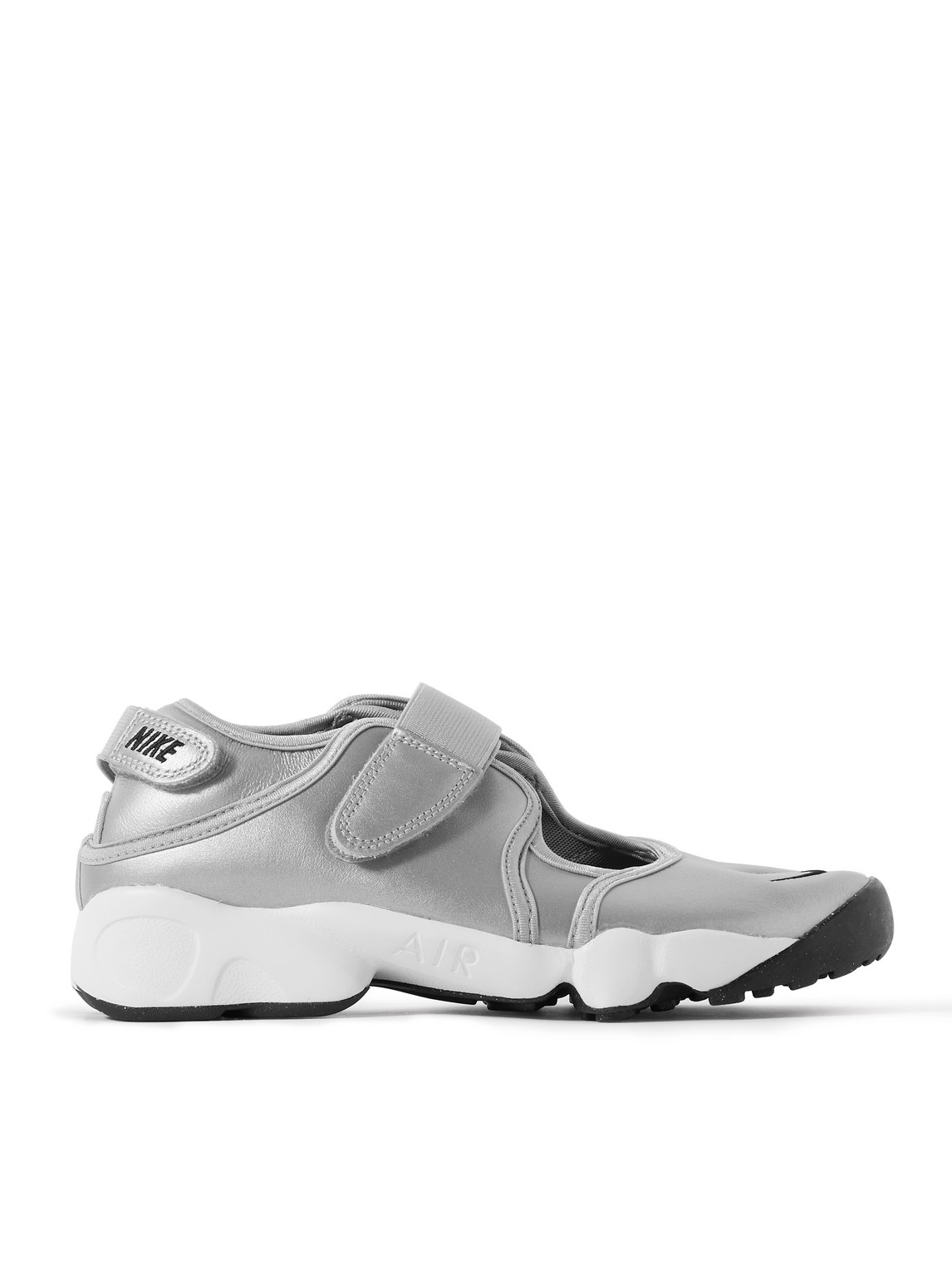 Nike - Air Rift Split-Toe Metallic Leather Sneakers - Men - Silver - US Women’s 12 von Nike