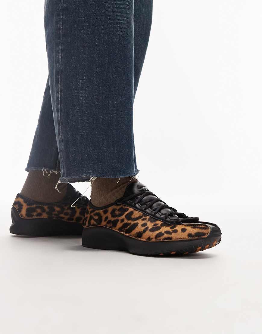 Nike - Air Superfly - Sneaker mit Leopardenmuster-Brown von Nike