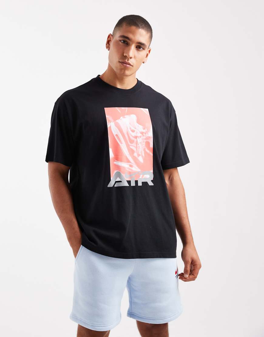 Nike - Air - T-Shirt in Schwarz mit Grafikprint von Nike