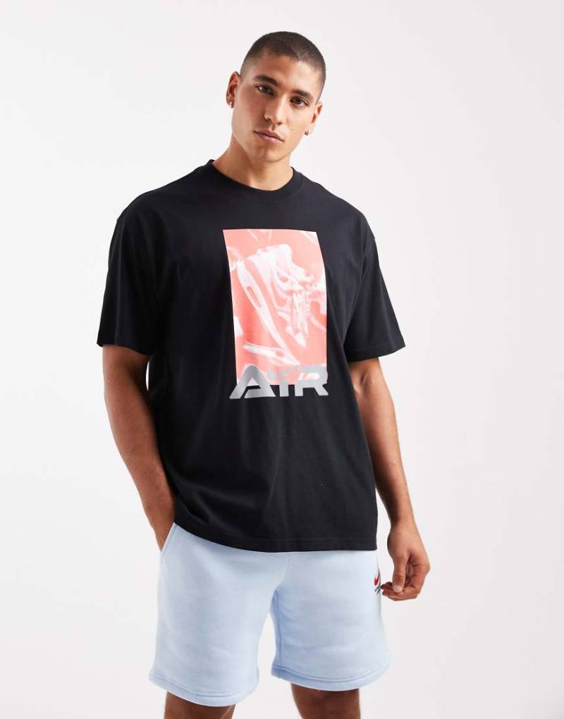 Nike - Air - T-Shirt in Schwarz mit Grafikprint von Nike