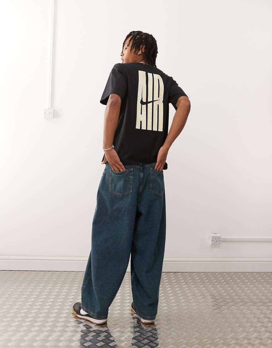 Nike - Air - T-Shirt in Schwarz mit Grafikprint von Nike