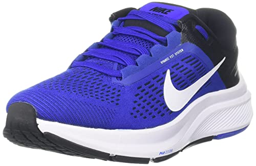 Nike Air Zoom Structure 24 Herren Road Running Shoes, Old Royal White Black Racer Blue, 42.5 EU von Nike