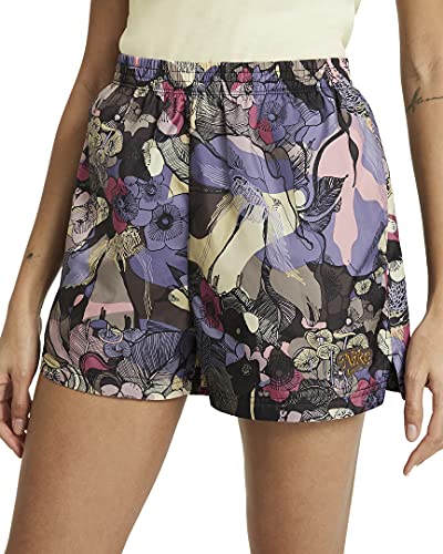 Nike Allover Print Flower Women Shorts (XS, Multi) von Nike