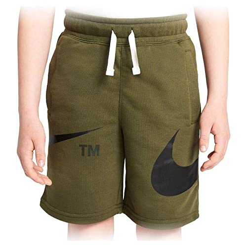 NIKE B NSW Swoosh Shorts Kurze Hose, grün, 16 años von Nike