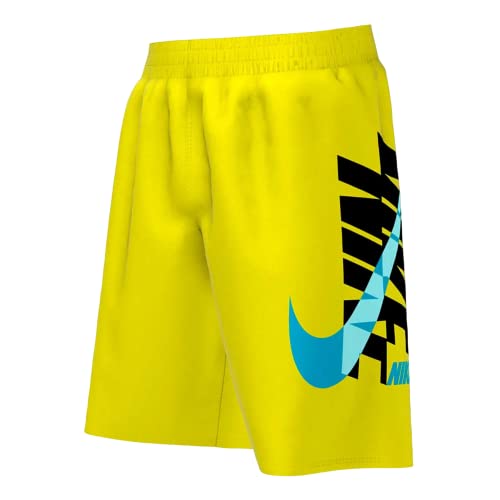 Nike Badeanzug Swim Volley Big Logo 7" Gelb Kinder NESSD790 von Nike