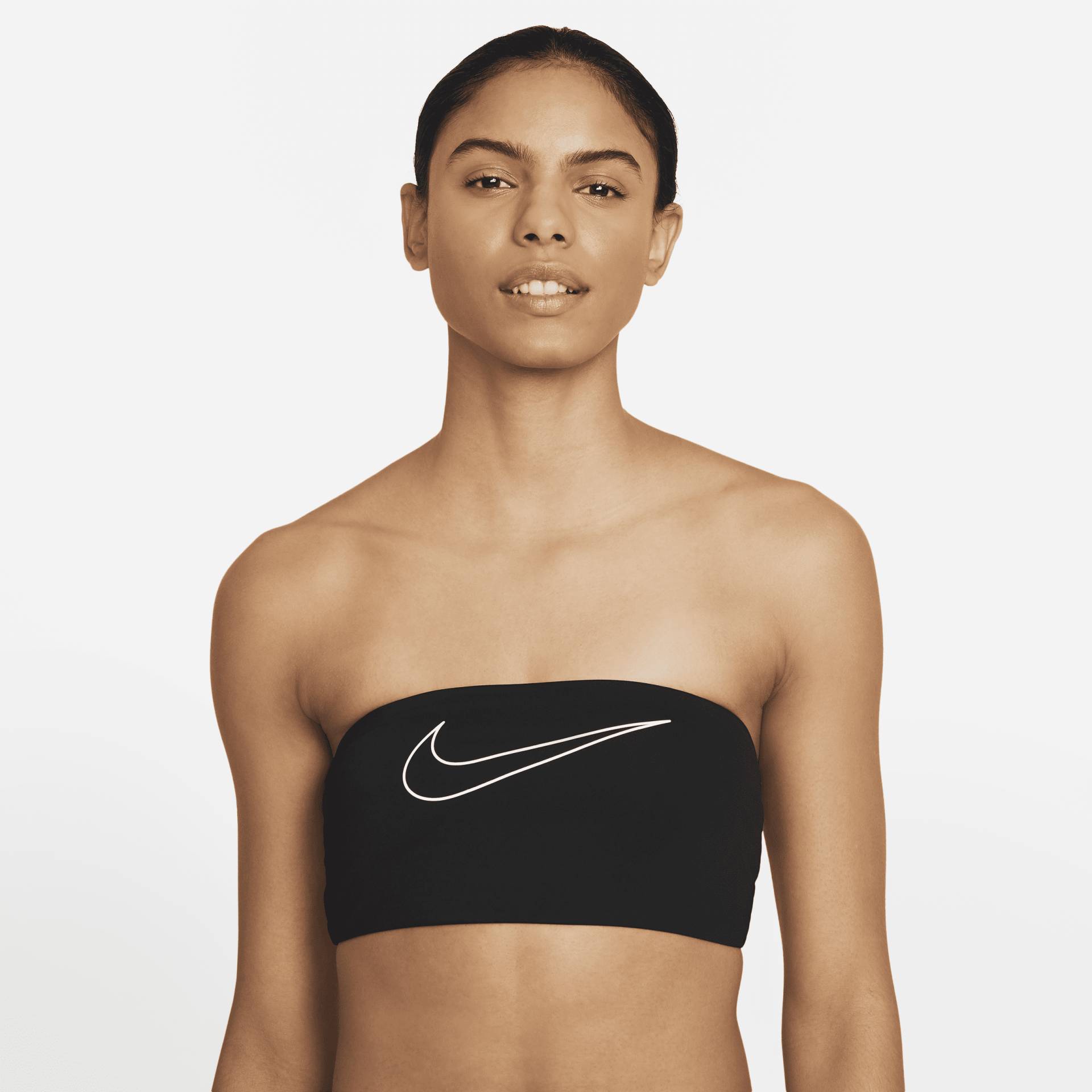 Nike Bandeau-Bikini-Oberteil für Damen - Schwarz von Nike