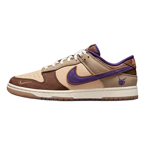 Nike Basketballschuh für Herren, Weißer Onyx/Court Lila-Khaki, 44.5 EU von Nike